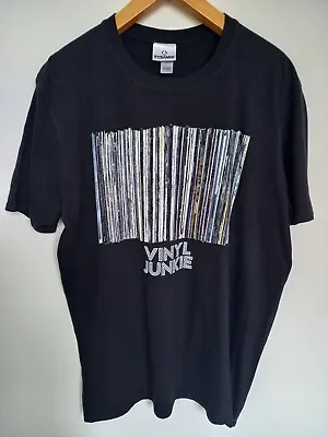 Buy Vinyl Junkie Retro T Shirt Records T-shirt Large • 8£