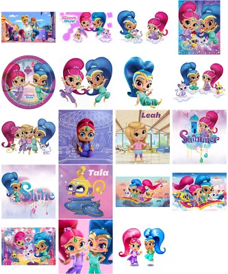 Buy Shimmer And Shine Characters, Iron On T Shirt Transfer. Choose Image And Size • 2.92£