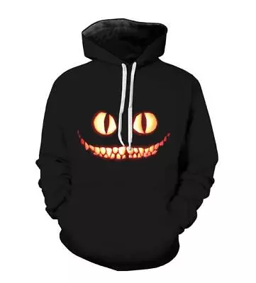 Buy Cheshire Cat Cosplay Hoodie Costume Men 3D Movie Sweatshirt Coat Hooded Tops • 17.82£