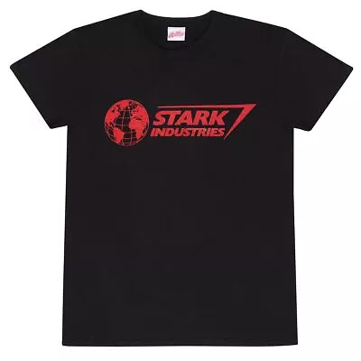 Buy Comics Avengers - Stark Industries Unisex Black T-Shirt Ex Large - X - K777z • 14.48£