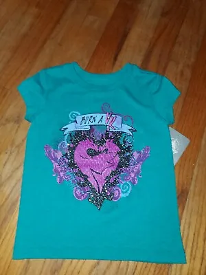 Buy New~ Disney Store Descendants Tee T Shirt Girls XX Small 2/3 Teal *  Born A VK • 10.23£