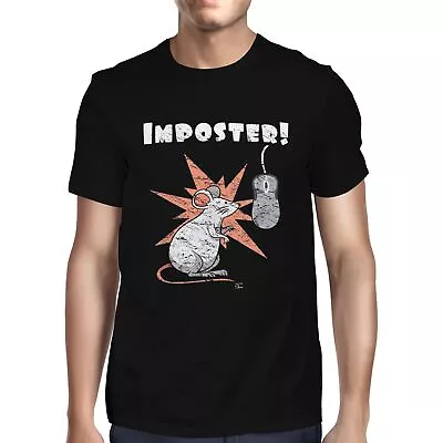 Buy 1Tee Mens Imposter Mouse Computer T-Shirt • 7.99£