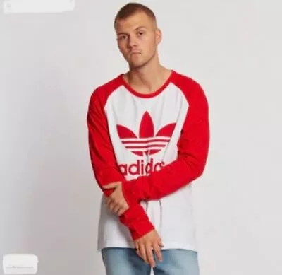 Buy Adidas Originals Long Sleeve T-Shirt With Trefoil Logo • 18.99£