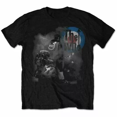 Buy Official The Who T Shirt Quadrophenia Target Logo Black Classic Rock Band Tee • 8.99£