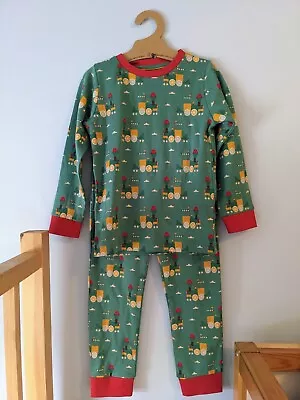 Buy Little Green Radicals Organic Train Print Pyjamas 3-4 Years 104 Cm LGR BNWOT • 9.95£
