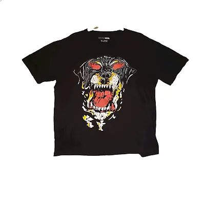 Buy Fashion Nova Beware Watch Dog Graphic T-Shirt Womens Black Plus Size 1X • 14.20£