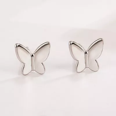 Buy 925 Sterling Silver Butterfly Stud Earrings Womens Girls Jewellery Xmas New UK • 2.97£