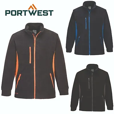 Buy Portwest Work Fleece - Heavy Weight High Quality Two Tone Fleece Jackets • 22.99£