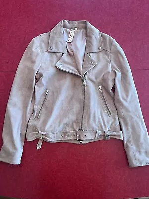 Buy Current Air Los Angeles Suede Leather Motorcycle Jacket Womens M • 7£