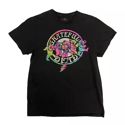 Buy Grateful Dead T-Shirt Black Mens M Cotton Short Sleeve Rock Band Music • 15.99£