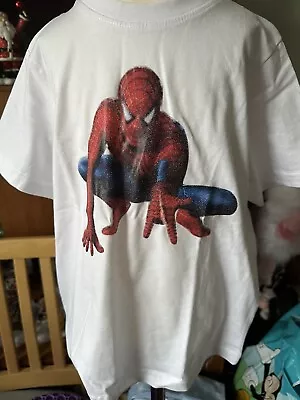 Buy Spiderman Printed T Shirt Kids  • 5£