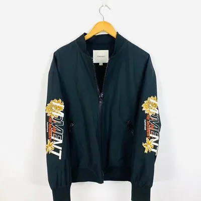 Buy Fairwhale “the Moment” Embroidered Souvenir Baseball Varsity Jacket Size L • 10£
