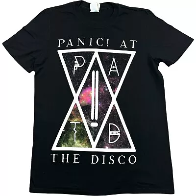 Buy Panic At The Disco T Shirt Gildan Medium Black Band T Shirt Emo Rock Band Tee • 22.50£