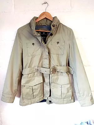 Buy Crew Clothing Khaki Green Hooded Jacket Size 12 • 6.99£