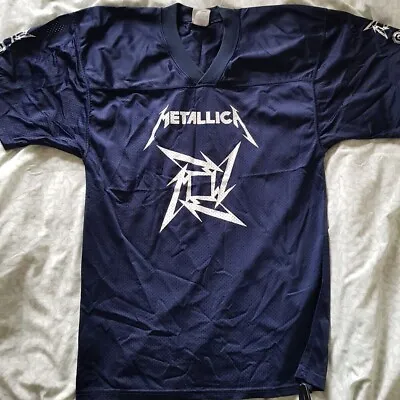 Buy Ultra Rare - Metallica No7 American Football Jersey - Medium - Pre-worn - Ex Con • 40£