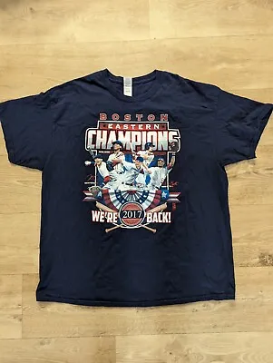 Buy Boston Red Sox T-shirt MLB Eastern Champions XXL 2XL • 19.99£