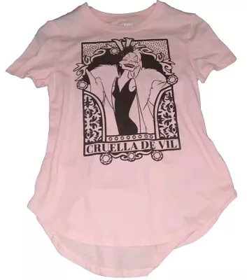 Buy Disney Villains Cruella De Vil Light Pink Shirt (Women's XS) (Disney) • 6.76£