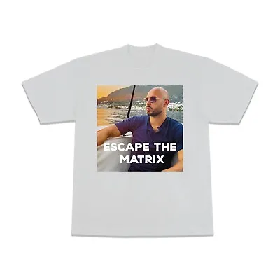 Buy Andrew Tate T-Shirt Escape The Matrix • 15£