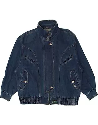 Buy VINTAGE Womens Denim Jacket UK 22 3XL Navy Blue Cotton BO26 • 29.95£