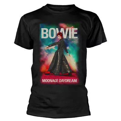 Buy David Bowie Moonage 11 Fade Black T-Shirt NEW OFFICIAL • 16.39£