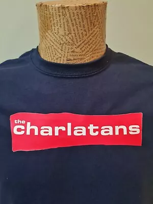 Buy Unofficial The Charlatans Navy Blue T-Shirt Unisex Some Friendly Only One I Know • 13.99£