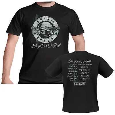 Buy Guns N Roses Not In This Lifetime Tour T Shirt Official Xerox Greytone B&W New • 15.49£