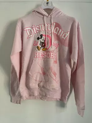 Buy Disney Disneyland Resort Pink Hoodie Top Women's Used Size S • 14.99£