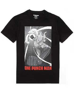 Buy One Punch Man T Shirt Mens Saitama Superhero Series Black Short Sleeve Top • 14.99£