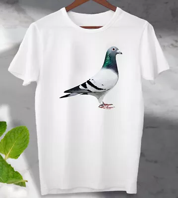 Buy Pigeon Peagon  Flower Unicorn Bird T  Shirt Homing Pigeon Men's Ladies Top • 6.49£