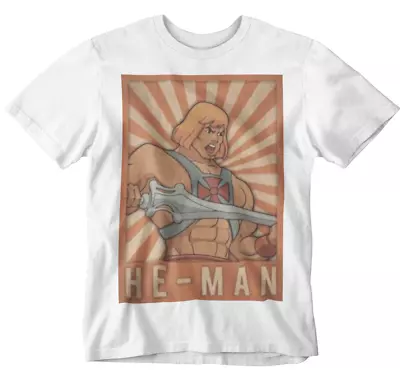Buy Heman T-shirt Sunrise Japan Sword Cartoon Retro 80s Kids Uk Gift Power • 6.99£