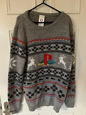 Buy Numskull Sony Playstation Unisex Ugly Knit Christmas Festive Jumper Sweater M • 24.99£