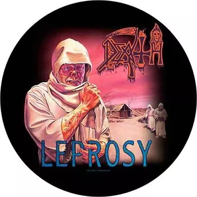 Buy DEATH Leprosy 2011 GIANT CIRCULAR BACK PATCH 28 Cms Diameter OFFICIAL MERCH • 9.95£