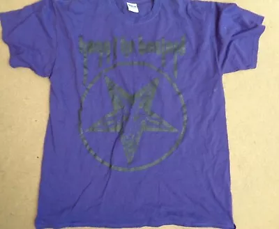 Buy HANG THE BASTARD Purple Pentagram Shirt XL Sxe Hxc Ukhc Rare Broken Teeth Bane / • 145£