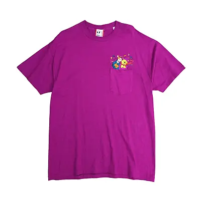 Buy 90s Disney Winnie The Pooh Tigger T-Shirt Purple Size XL | Vintage Made In USA • 20£