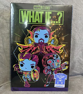 Buy Funko Pop Marvel Studios What If…? Blacklight T-Shirt XL Target Exclusive Sealed • 9.65£