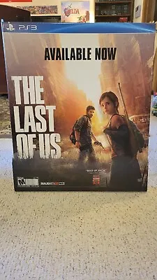 Buy The Last Of Us Sony PS3 Promo Wall Endcap Store Launch Display Sign Rare Merch  • 236.98£