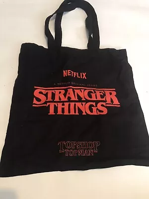Buy Stranger Things Topshop Limited Edition Tote Bag Topman Netflix Rare Merch-14” • 26£