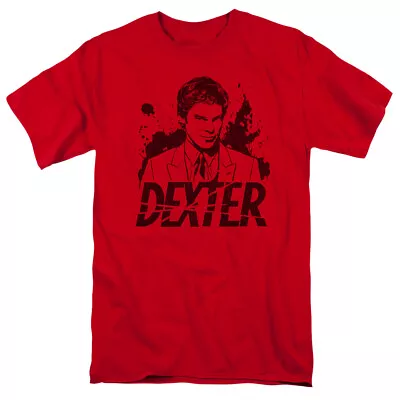 Buy Dexter Splatter Dex Blood Red New Showtime Licensed Adult T-Shirt • 64.25£