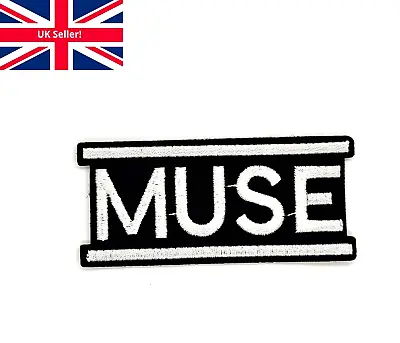 Buy Iron On MUSE Patch Embroidered Band Logo Badge Rock Patches For Hat Bag Jacket • 2.75£