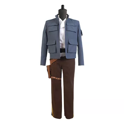 Buy Star Wars Han Solo Cosplay Adult Jacket Uniform Halloween Costume.UK#. • 59.66£