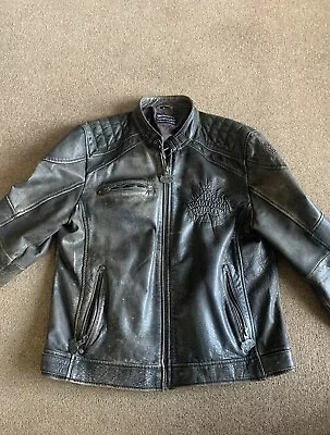 Buy Motörhead Leather Jacket Size Xl Distressed By Emp • 149£