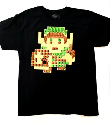 Buy The Legend Of Zelda Link Official Black Graphic Print T-Shirt Video Game 2XL • 10£
