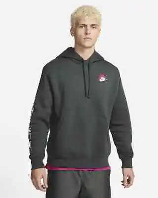 Buy Nike Sportswear Standard Issue Men’s Large Fleece Pullover Hoodie Sweatshirt New • 59.99£