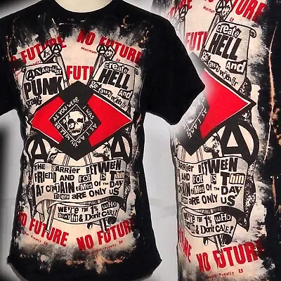 Buy Anarchist Punk Gang  100% Unique  Punk  T Shirt Large Bad Clown Clothing • 16.99£