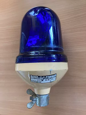 Buy Vintage Bosch Blue Light All-round Light Fire Brigade Police TPFSA13/RKLE 90H Blue • 1.29£