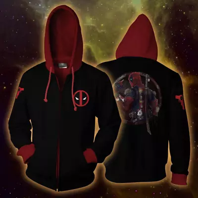 Buy Marvel Deadpool Same Style Sweater 3D Printed Mens And Womens Pullover Coat • 29.82£