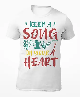 Buy Keep A Song In Your Heart - Musical Men's T-Shirt - Women's T-Shirt • 11.99£