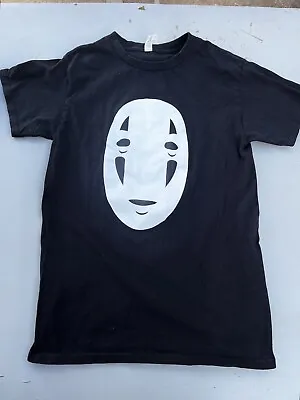Buy Spirited Away T-Shirt -  No Face Simple Mask Image Size Small • 9.64£