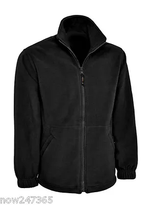 Buy Ladies Loose Fit Plain Fleece Jacket Size 10 To 28 Plus Unisex NEW *UK STOCK* • 15.95£