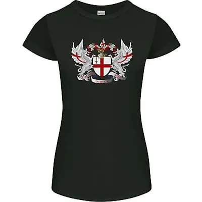 Buy London Coat Of Arms England St Georges Day Womens Petite Cut T-Shirt • 9.99£